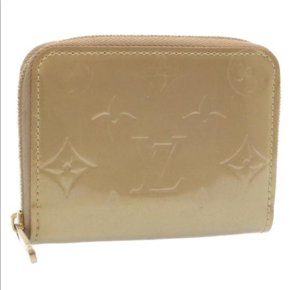 Louis Vuitton Beige Zippy Coin Purse Patent Leather Coin
Purse M90203 Wallet